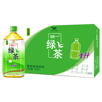 统一 绿茶 1L*8瓶 整箱装 调味茶饮料