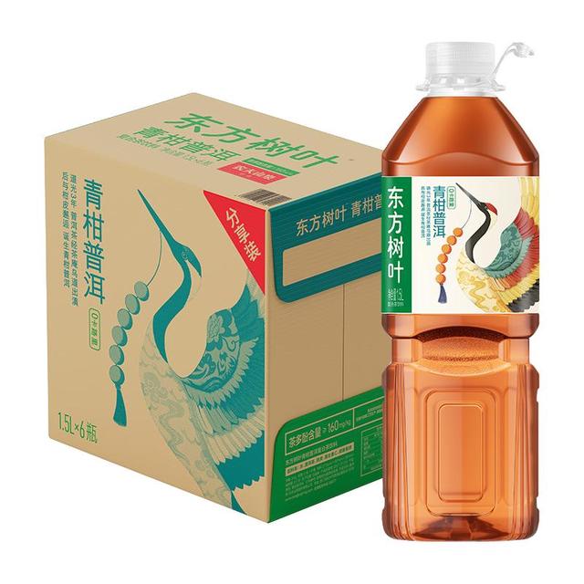 农夫山泉 东方树叶无糖茶饮料茉莉花茶饮料1.5L