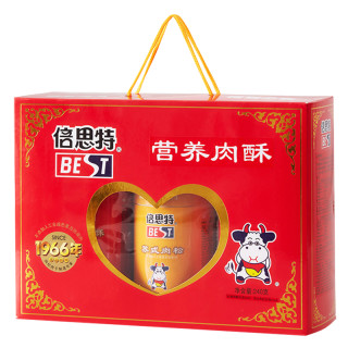 实用倍思特无糖营养肉松礼盒猪后腿肉酥物 营养礼盒240g
