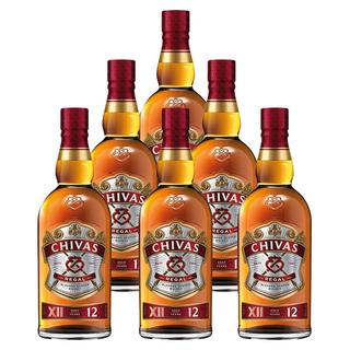 CHIVAS 芝华士 12年 调和 苏格兰威士忌 40%vol 1L*6瓶