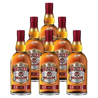 CHIVAS 芝华士 12年 调和 苏格兰威士忌 40%vol 1L*6瓶