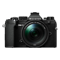 OM System 奥之心 OM-5 微单相机 EM5数码相机 手持高像素 星空自动对焦 黑色（14-150mm F4.0-5.6 II）