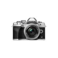 奥林巴斯 OM-D E-M10 Mark IV M4/3画幅 微单相机 银色 ED 14-42mm F3.5 EZ 变焦镜头套机