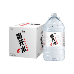 康师傅 喝开水 熟水饮用水 5L*4桶  整箱大桶装水 超高温杀菌 办公用水