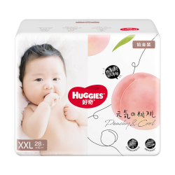 好奇 铂金装小桃裤纸尿裤XL96片(12-17kg)加大号尿不湿