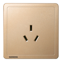 SIEMENS 西门子 Adela致典系列 5UB1443-3NC03 三孔插座 日曜金