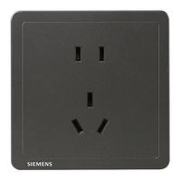 SIEMENS 西门子 Adela致典系列 5UB14143NC05 正五孔插座 金属黑