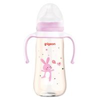 Pigeon 贝亲 自然实感第三代FUN系列 AA219 PPSU奶瓶 彩绘款 240ml 树懒宝宝 M码 3月+