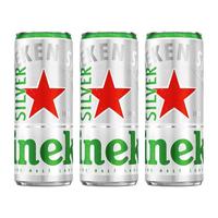 Heineken/喜力 星银系列 啤酒 330ml*3听 听装 330ml