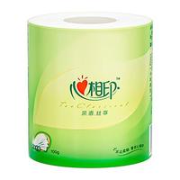 心相印卷纸纸巾卫生纸厕纸手纸有芯厕所纸整箱水溶纸卷 4层100克1卷