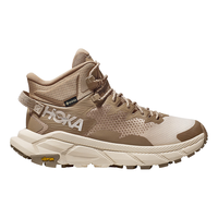 HOKA ONE ONE男女款夏季中帮轻量舒适防水户外徒步鞋TRAIL CODE GTX 沙色/蛋酒色-男 41