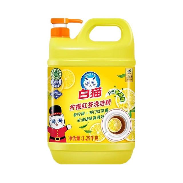 白猫 柠檬红茶洗洁精1.5kg