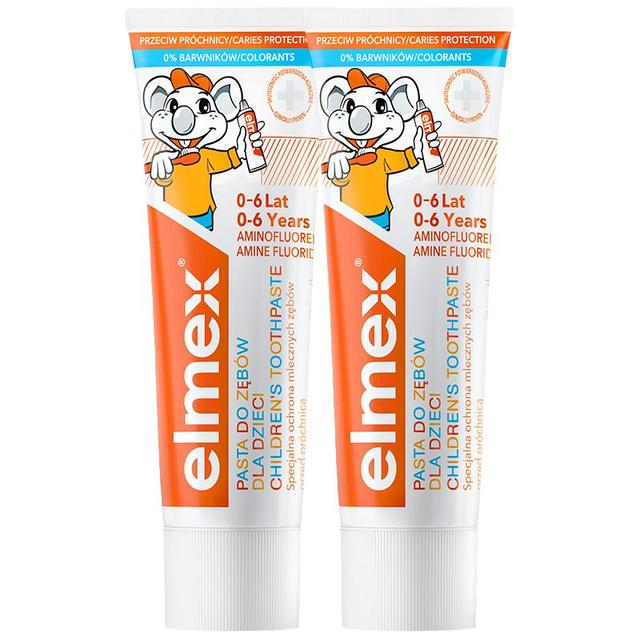 Elmex 儿童防蛀牙膏 瑞士版 50ml*2支