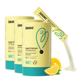 88VIP、今日必买：inne 小金条 液体钙镁锌 30条*3送6条体验装