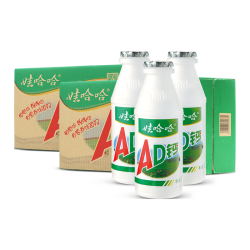 娃哈哈 AD钙奶 含乳饮料 220g*24瓶*2箱