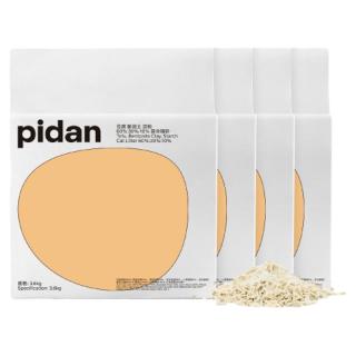 淘金币可用、88VIP：pidan 混合猫砂 3.6kg*4包