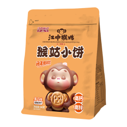江中猴姑 养胃饼干巧克力猴姑小饼黑巧味猴头菇儿童早餐休闲零食代餐240g 儿童最爱 240g 黑巧猴姑小饼