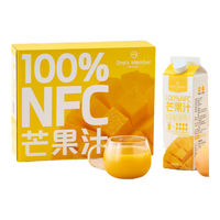 1号会员店 100%NFC芒果汁 1L×4