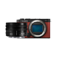 松下(Panasonic)S9 +18-40mm 全画幅微单/单电/无反数码相机 L卡口 复古外形 实时LUT 滤镜直出 连接app极速分享 S9+R1840M 白盒套装【红色】