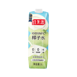 佳果源 佳农旗下100%NFC椰子水 1000ml*4瓶