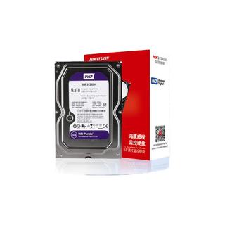 希捷 SEAGATE 西部数据8TB紫盘机械硬盘垂直服务器CMR录像机台式机nas监控硬盘SATA接口WD Purple 3.5英寸