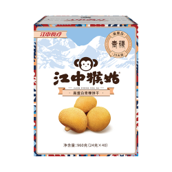 江中猴姑 低GI高蛋白养胃猴头菇饼干中老年糖友送长辈营养零食礼盒816g