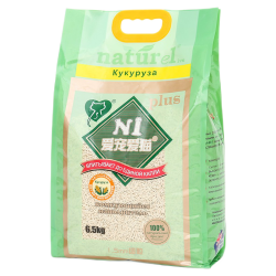 N1爱宠爱猫 豆腐猫砂 6.5kg 绿茶味 2mm
