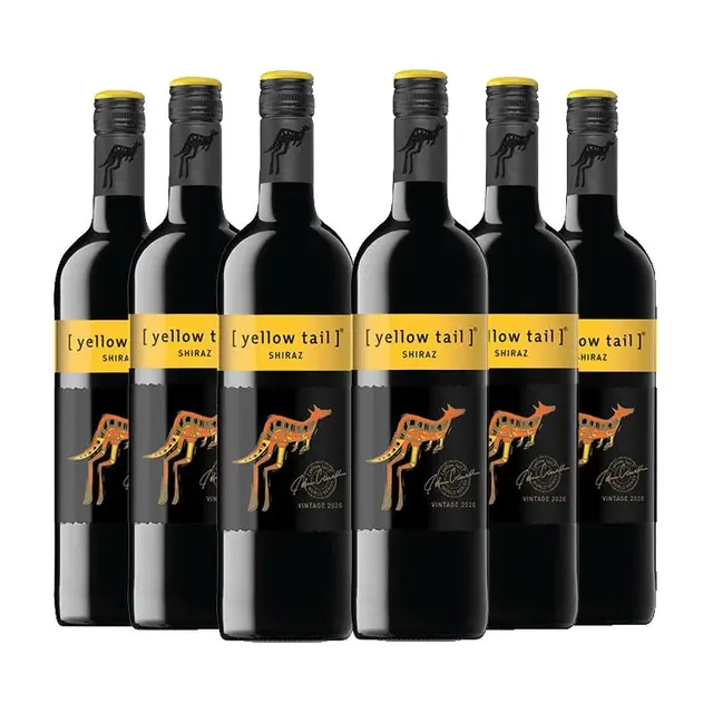 Yellow Tail 黄尾袋鼠 世界 西拉半干型红葡萄酒