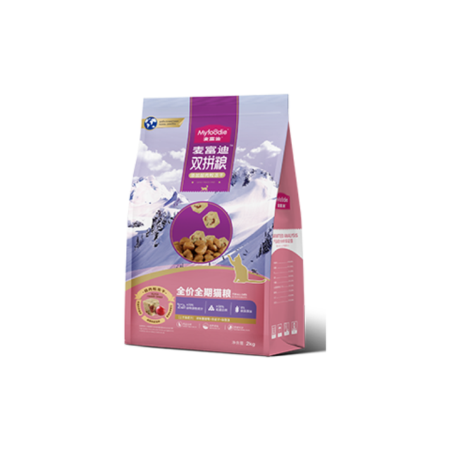 今日必买：麦富迪 超肉粒冻干无谷双拼全价全期猫粮 8kg（三文鱼配方）