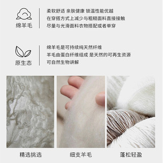 才子（TRIES）商务男士半高领羊毛衫秋冬纯色毛衣男100%纯羊毛轻奢保暖针织衫 灰色 3XL 54 185/100A