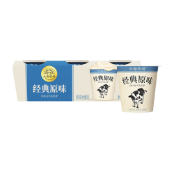 北海牧场 经典原味酸奶100g*6杯  高钙含量100mg/杯低温酸奶酸牛奶