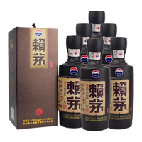 赖茅 【JD喜酒】贵州茅台股份 赖茅 酱香型白酒 53度 500mL 6瓶 2017年 传承棕