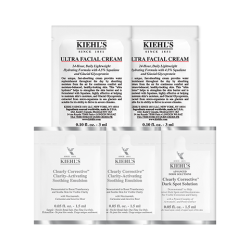 科颜氏 焕亮乳1.5ml*2+淡斑精华1.5ml*1+高保湿霜3ml*2