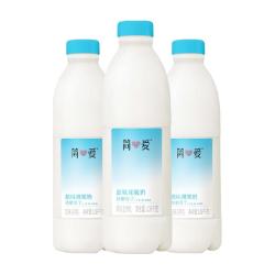 简爱 酸奶原味裸酸奶1.08kg*3瓶