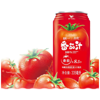 PLUS会员：统一 番茄大红罐100%番茄汁浓缩还原335ml*24罐