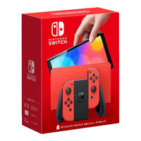 任天堂 NintendoSwitch OLED 便携体感游戏机  马里奥红色机 日版