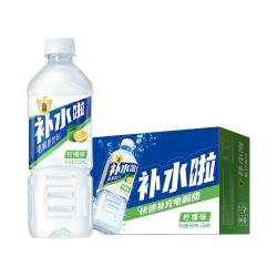 东鹏 饮料补水啦电解质水饮料 西柚柠檬白桃荔枝口味 整箱装 555ml*24瓶柠檬味