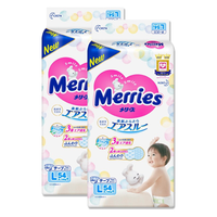 Merries 妙而舒 纸尿裤 L54片*2包