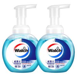 威露士 泡沫洗手液健康呵护225ml×2瓶 家用儿童抑菌消毒泡泡