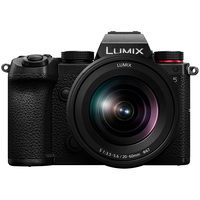 Panasonic 松下 LUMIX S5 全画幅 微单相机 黑色 20-60mm F3.5 变焦镜头+45mm F2.8 DG DN 定焦镜头 双头套机