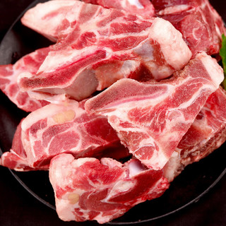  鲜京采 原切 带骨羊肉块  简装 4斤