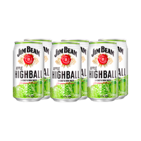 JIM BEAM/金宾 嗨棒 苹果味 威士忌 350ml*6