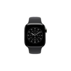 Apple Watch Series 11 智能手表 GPS+蜂窝版 42mm 石板色钛金属表壳 黑色运动型表带 M/L