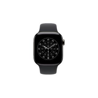 Apple Watch Series 11 智能手表 GPS+蜂窝版 42mm 石板色钛金属表壳 黑色运动型表带 M/L