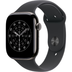 Apple Watch Series 11 智能手表 GPS 蜂窝版 46mm 石板色钛金属表