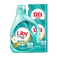 Liby 立白 天然茶籽除菌洗衣液 2kg+500g*2袋 山茶幽香