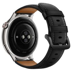 vivo WATCH5 22天长续航 精钢黑色真皮表带 智能手表