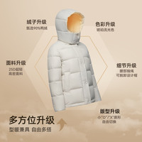 【云绒系列】雪中飞2025冬新女士短款保暖简约户外5格泡芙羽绒服
