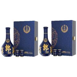 郎酒 青花郎酱香型礼盒白酒53度500ml*2瓶送礼商务宴请