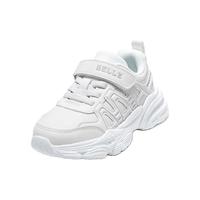 百丽(Belle)童鞋儿童小白鞋女童运动鞋校园返校鞋25年秋季男童休闲鞋 白色 33 脚长约20.3-20.8cm